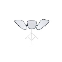 Lastolite LL LR2933SW | Zestaw Triflector MKII z ramą i 3 panelami odblaskowymi Silver / White Lastolite - 1