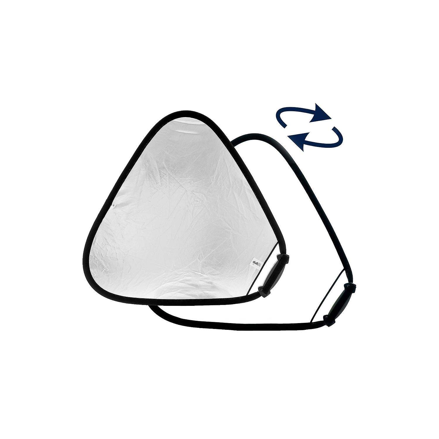 Lastolite LL LR3631 | Blenda dwustronna trójkątna, tkanina odblaskowa Silver / White, 0.75 m Lastolite - 1