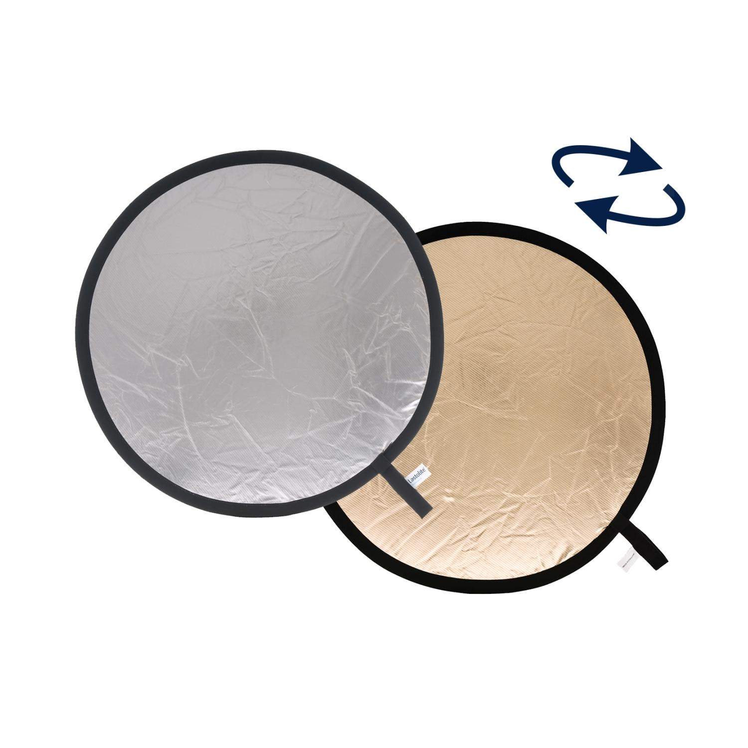Lastolite LL LR4836 | Blenda dwustronna okrągła, tkanina odblaskowa Sunfire/Silver, 120 cm Lastolite - 1