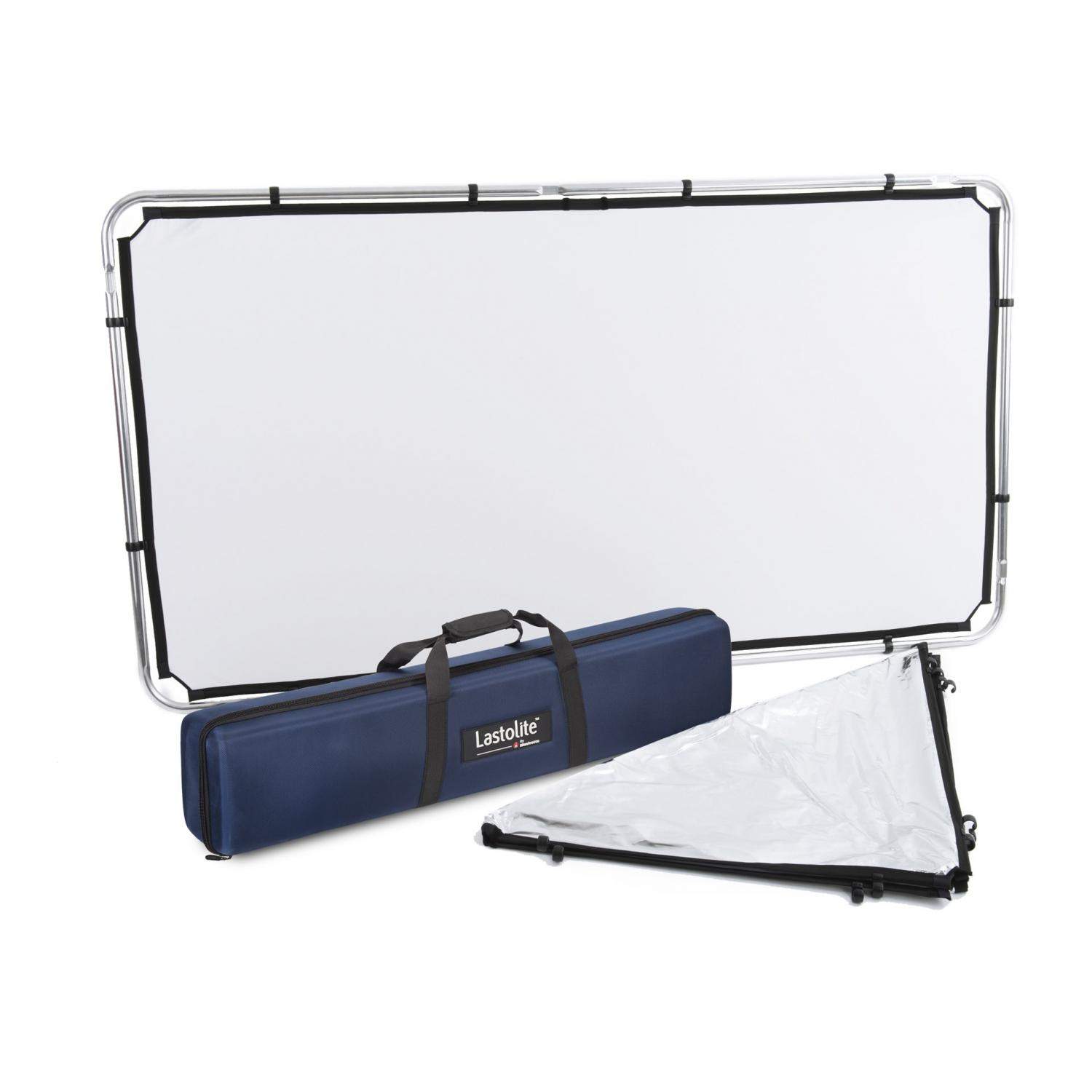 Lastolite LL LR81243RC | Zestaw Skylite Standard 1.1 x 2 m z ramą, dyfuzorem -1.25EV, blendą Silver/White i torbą transportową L
