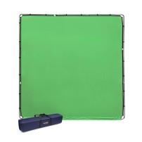 Lastolite LL LR83350 | Tło tkaninowe StudioLink z ramą, Chromakey Green, zielone, 3 x 3 m Lastolite - 1