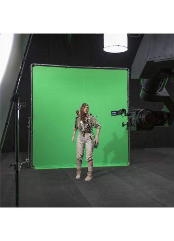 Lastolite LL LR83350 | Tło tkaninowe StudioLink z ramą, Chromakey Green, zielone, 3 x 3 m Lastolite - 4
