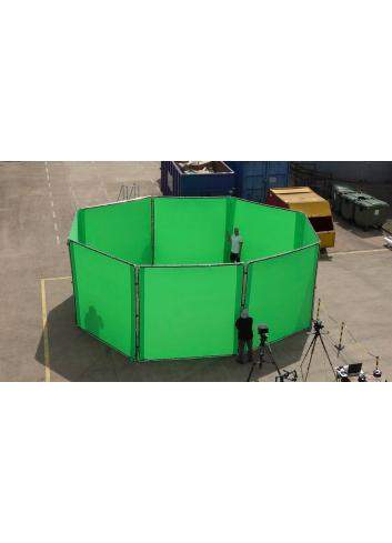 Lastolite LL LR83350 | Tło tkaninowe StudioLink z ramą, Chromakey Green, zielone, 3 x 3 m Lastolite - 13