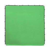 Lastolite LL LR83351 | Tło tkaninowe StudioLink bez ramy, Chromakey Green, zielone, 3 x 3 m Lastolite - 1