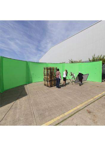 Lastolite LL LR83351 | Tło tkaninowe StudioLink bez ramy, Chromakey Green, zielone, 3 x 3 m Lastolite - 8