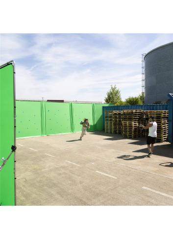 Lastolite LL LR83351 | Tło tkaninowe StudioLink bez ramy, Chromakey Green, zielone, 3 x 3 m Lastolite - 10
