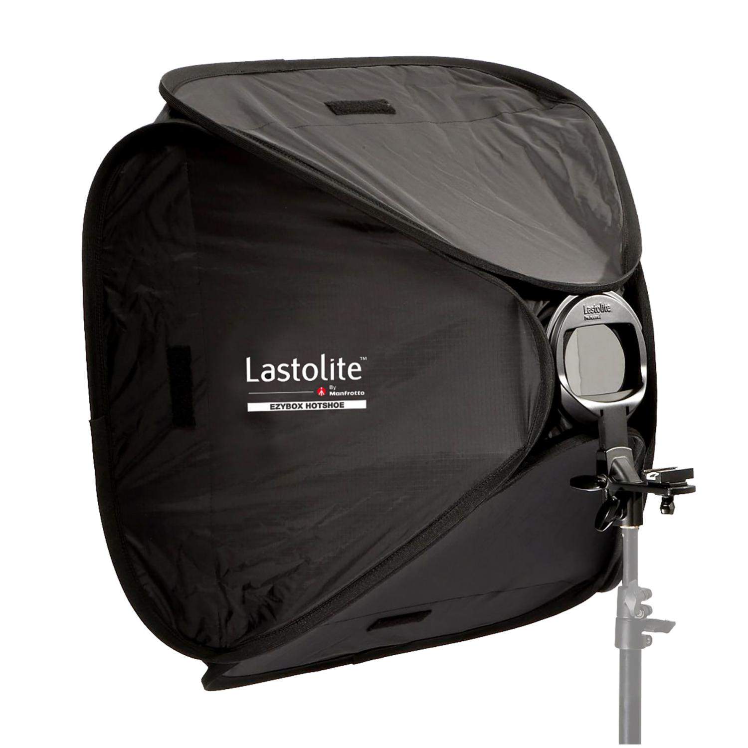 Lastolite LL LS2480 | Softbox do lamp reporterskich Ezybox Hotshoe 76x76cm + Uchwyt Lastolite - 1