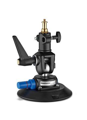 Manfrotto MCUPVR | Przyssawka z przegubem 360 i adapterem 1/4" oraz 3/8", udźwig 2 kg Manfrotto - 1