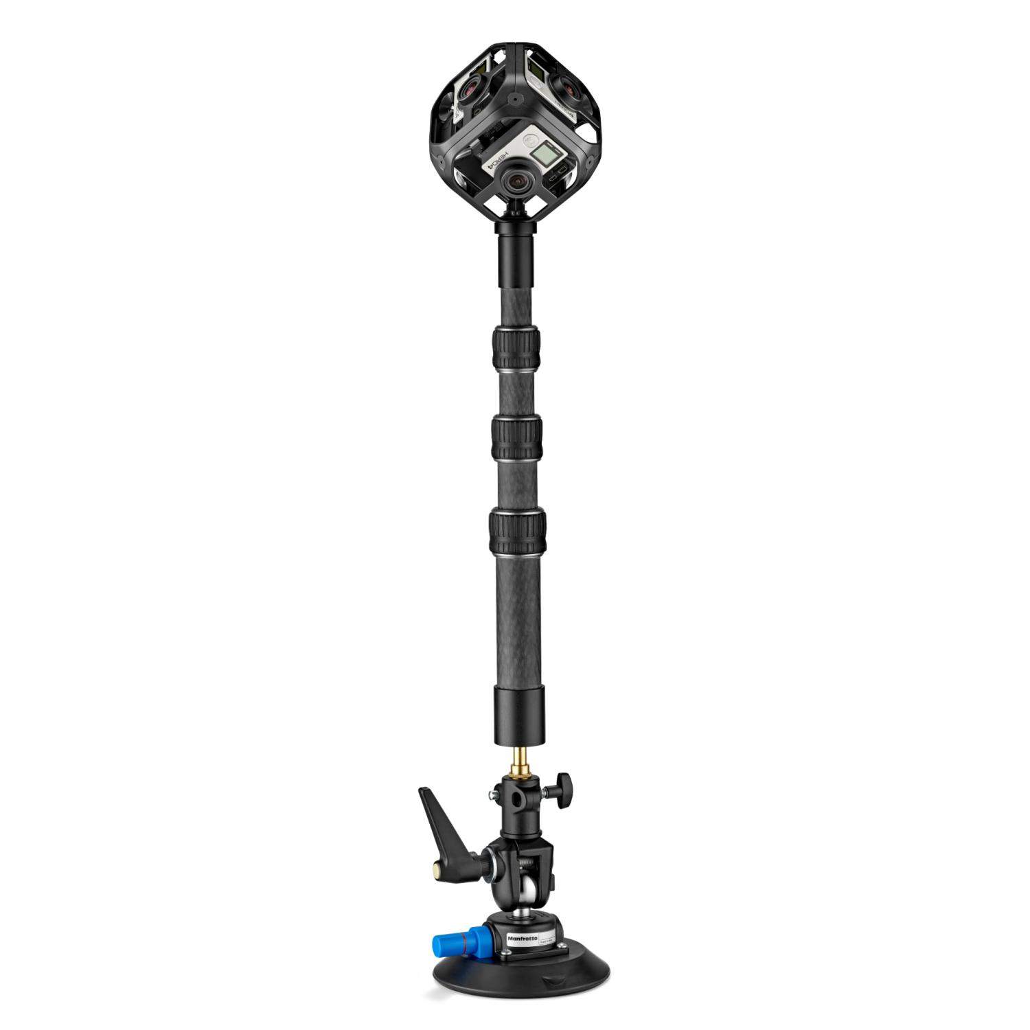 Manfrotto MCUPVR | Przyssawka z przegubem 360 i adapterem 1/4" oraz 3/8", udźwig 2 kg Manfrotto - 2