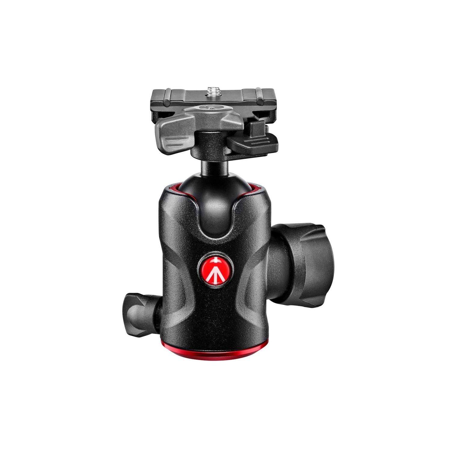 Manfrotto MH496-BH | Głowica kulowa z płytką 200PL-PRO (RC2, Q2, Arca-Swiss), udźwig 12 kg Manfrotto - 1