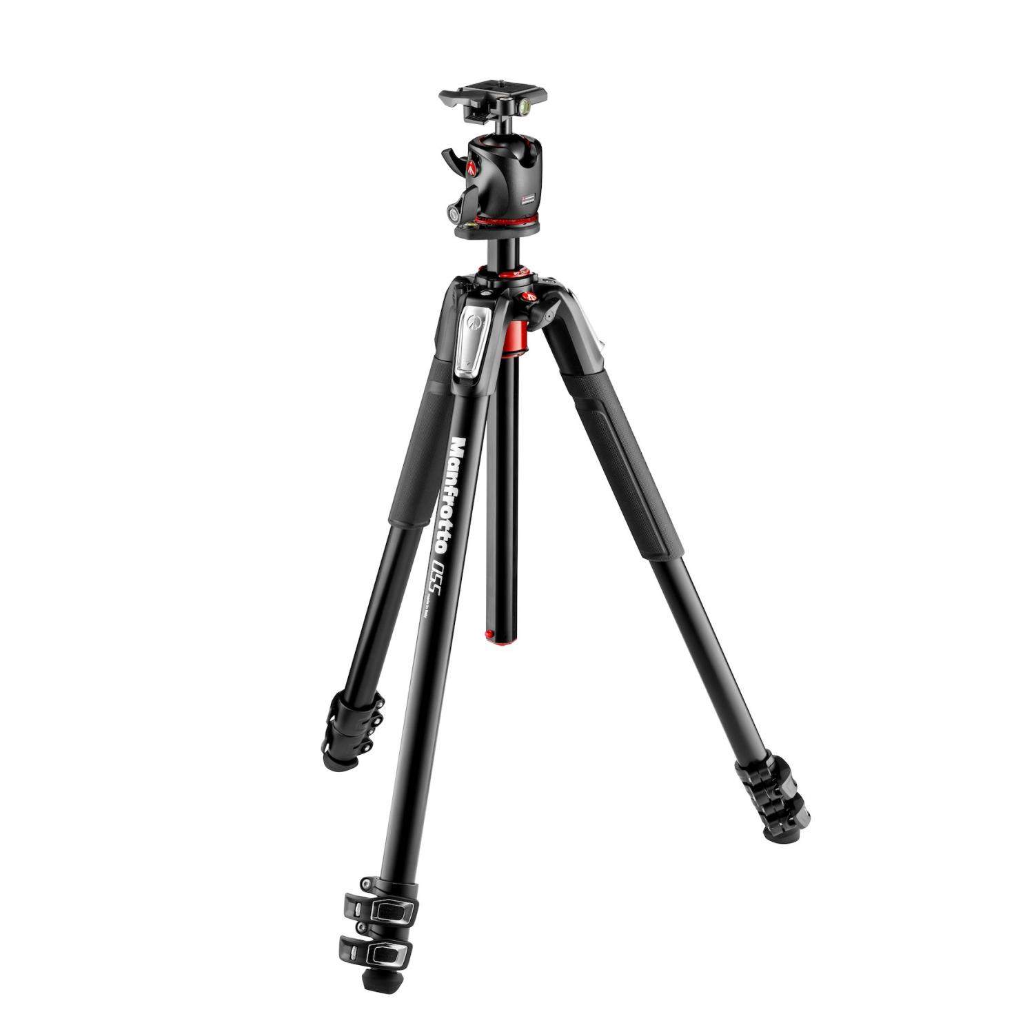 Manfrotto MK055XPRO3-BHQ2 | Statyw MT055XPRO3 (Alu) z głowicą MHXPRO-BHQ2 i kolumną obracaną, udźwig 15 kg, wys. maks. 181 cm Ma