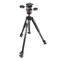 Manfrotto MK190X3-3W1 | Aluminiowy statyw z głowicą 3W i kolumną, udźwig do 4 kg, wysokość do 173 cm Manfrotto - 1