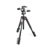 Manfrotto MK190XPRO4-3W | Aluminiowy statyw 190XPRO z głowicą 3W i kolumną przesuwną, udźwig do 12 kg, wysokość do 173 cm Manfro
