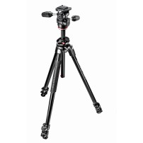 Manfrotto MK290DUA3-3W | Aluminiowy statyw 290 Dual z głowicą 3W i kolumną przesuwną, udźwig do 10 kg, wysokość do 175 cm Manfro