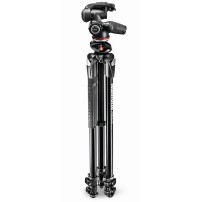 Manfrotto MK290DUA3-3W | Aluminiowy statyw 290 Dual z głowicą 3W i kolumną przesuwną, udźwig do 10 kg, wysokość do 175 cm Manfro