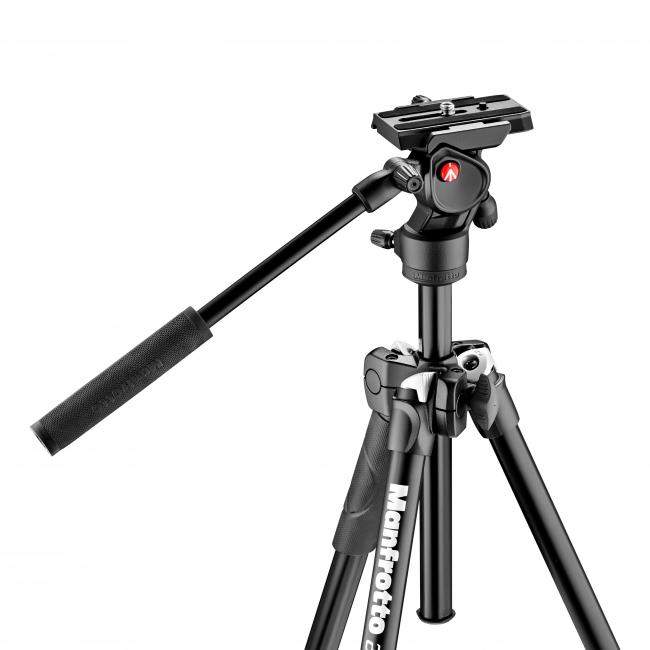 Manfrotto MK290LTA3-V | Aluminiowy statyw 290 Light z głowicą wideo i kolumną, udźwig do 4 kg, wysokość do 146 cm Manfrotto - 4