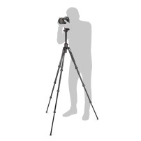 Manfrotto MKBFRA4GTXP-BH | Aluminiowy statyw BeFree GT XPRO z głowicą kulową i przestawną kolumną, udźwig 12 kg, wysokość 164 cm