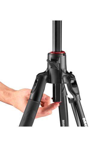 Manfrotto MKBFRA4GTXP-BH | Aluminiowy statyw BeFree GT XPRO z głowicą kulową i przestawną kolumną, udźwig 12 kg, wysokość 164 cm