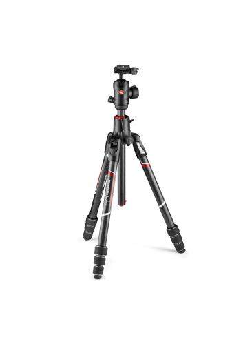 Manfrotto MKBFRC4GTXP-BH | Karbonowy statyw BeFree GT XPRO z głowicą kulową i przestawną kolumną, udźwig 12 kg, wysokość 162 cm 