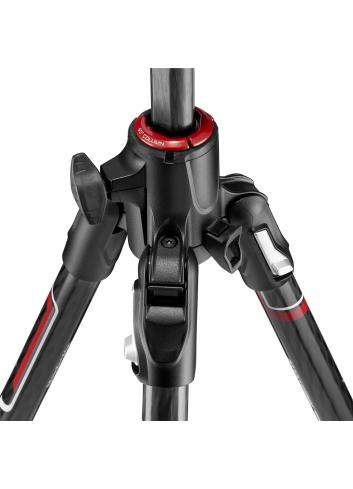 Manfrotto MKBFRC4GTXP-BH | Karbonowy statyw BeFree GT XPRO z głowicą kulową i przestawną kolumną, udźwig 12 kg, wysokość 162 cm 