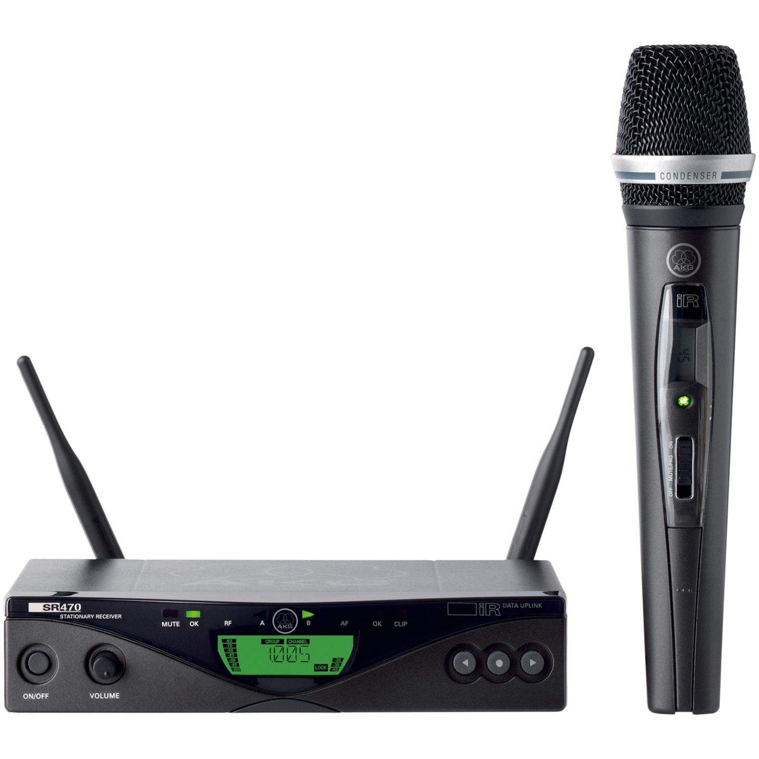 AKG WMS470 C5 Vocal Set BD7-50MW | Bezprzewodowy zestaw z pojemnościowym mikrofonem do ręki AKG - 1