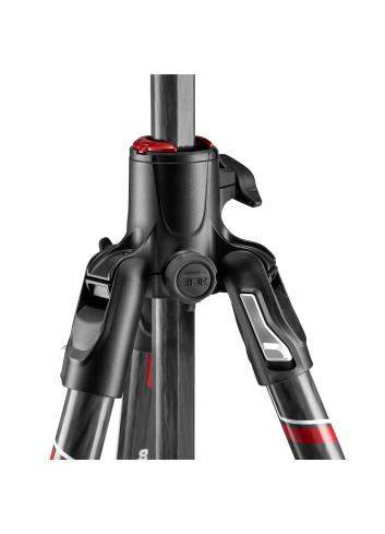 Manfrotto MKBFRC4GTXP-BH | Karbonowy statyw BeFree GT XPRO z głowicą kulową i przestawną kolumną, udźwig 12 kg, wysokość 162 cm 