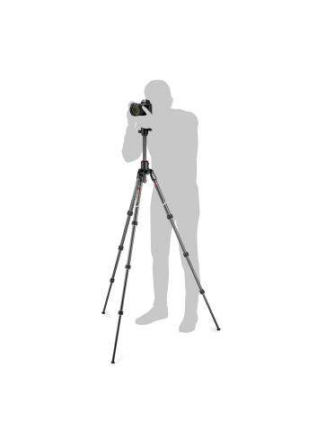 Manfrotto MKBFRC4GTXP-BH | Karbonowy statyw BeFree GT XPRO z głowicą kulową i przestawną kolumną, udźwig 12 kg, wysokość 162 cm 