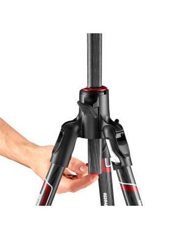 Manfrotto MKBFRC4GTXP-BH | Karbonowy statyw BeFree GT XPRO z głowicą kulową i przestawną kolumną, udźwig 12 kg, wysokość 162 cm 