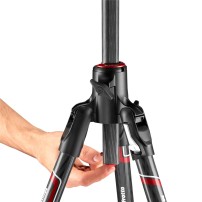 Manfrotto MKBFRC4GTXP-BH | Karbonowy statyw BeFree GT XPRO z głowicą kulową i przestawną kolumną, udźwig 12 kg, wysokość 162 cm 