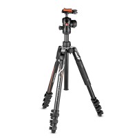 Manfrotto MKBFRLA-BH | Aluminiowy statyw BeFree Sony α Advanced Lever z głowicą kulową i kolumną, udźwig 9 kg, wysokość 151 cm M