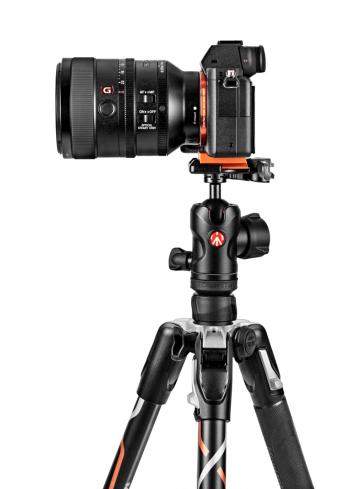 Manfrotto MKBFRLA-BH | Aluminiowy statyw BeFree Sony α Advanced Lever z głowicą kulową i kolumną, udźwig 9 kg, wysokość 151 cm M