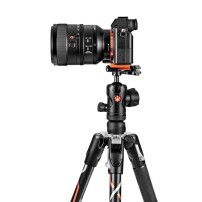Manfrotto MKBFRLA-BH | Aluminiowy statyw BeFree Sony α Advanced Lever z głowicą kulową i kolumną, udźwig 9 kg, wysokość 151 cm M