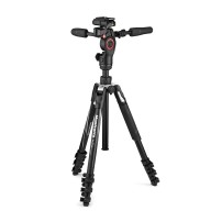 Manfrotto MKBFRLA4BK-3W | Aluminiowy statyw BeFree 3W Live Lever z głowicą 3W i kolumną, udźwig do 6 kg, wysokość do 151 cm Manf