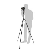Manfrotto MKBFRLA4BK-3W | Aluminiowy statyw BeFree 3W Live Lever z głowicą 3W i kolumną, udźwig do 6 kg, wysokość do 151 cm Manf