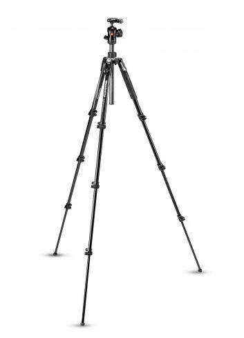 Manfrotto MKBFRLA4BK-BH | Aluminiowy statyw BeFree Advanced Lever z głowicą kulową i kolumną, udźwig do 9 kg, wysokość do 151 cm
