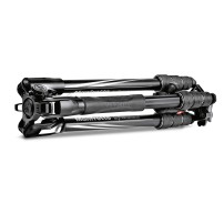 Manfrotto MKBFRTA4BK-BH | Aluminiowy statyw BeFree Advanced Black z głowicą kulową, udźwig do 9 kg, wysokość do 150 cm Manfrotto