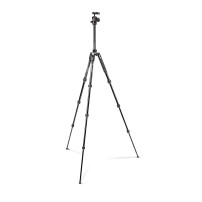 Manfrotto MKBFRTA4BK-BH | Aluminiowy statyw BeFree Advanced Black z głowicą kulową, udźwig do 9 kg, wysokość do 150 cm Manfrotto