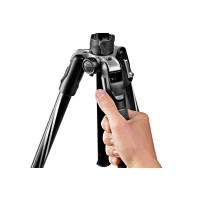 Manfrotto MKBFRTA4BK-BH | Aluminiowy statyw BeFree Advanced Black z głowicą kulową, udźwig do 9 kg, wysokość do 150 cm Manfrotto