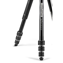 Manfrotto MKBFRTA4BK-BH | Aluminiowy statyw BeFree Advanced Black z głowicą kulową, udźwig do 9 kg, wysokość do 150 cm Manfrotto