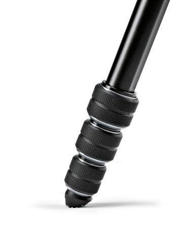 Manfrotto MKBFRTA4BK-BH | Aluminiowy statyw BeFree Advanced Black z głowicą kulową, udźwig do 9 kg, wysokość do 150 cm Manfrotto