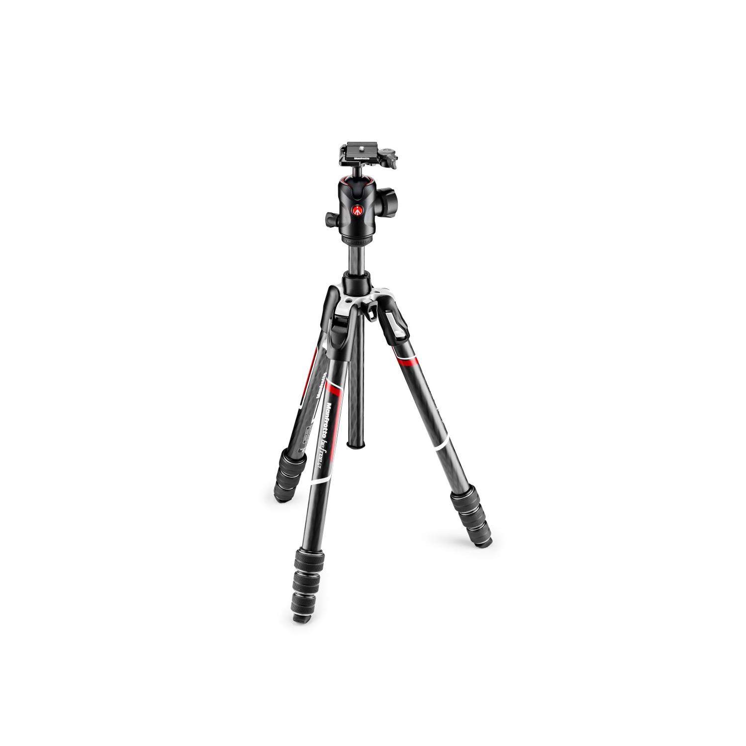 Manfrotto MKBFRTC4GT-BH | Karbonowy statyw Befree GT Carbon z głowicą kulową, udźwig do 12 kg, wysokość do 162 cm Manfrotto - 1
