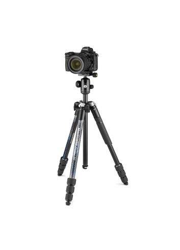 Manfrotto MKELMII4BK-BH | Aluminiowy statyw Element MII Black z głowicą kulową i kolumną, udźwig do 8 kg, wysokość do 160 cm Man