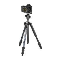 Manfrotto MKELMII4BK-BH | Aluminiowy statyw Element MII Black z głowicą kulową i kolumną, udźwig do 8 kg, wysokość do 160 cm Man