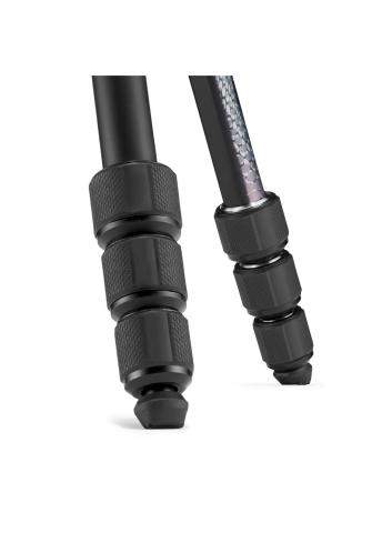 Manfrotto MKELMII4BK-BH | Aluminiowy statyw Element MII Black z głowicą kulową i kolumną, udźwig do 8 kg, wysokość do 160 cm Man