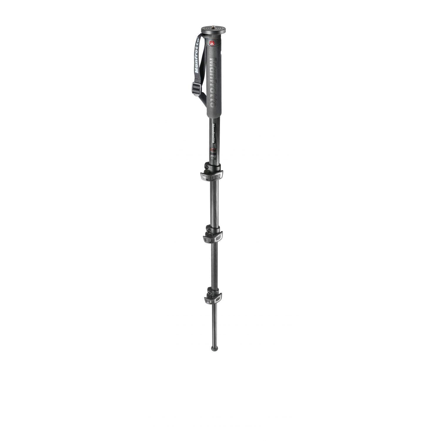 Manfrotto MPMXPROC4 | Karbonowy monopod wideo XPRO, udźwig do 20 kg, wysokość do 164 cm Manfrotto - 1