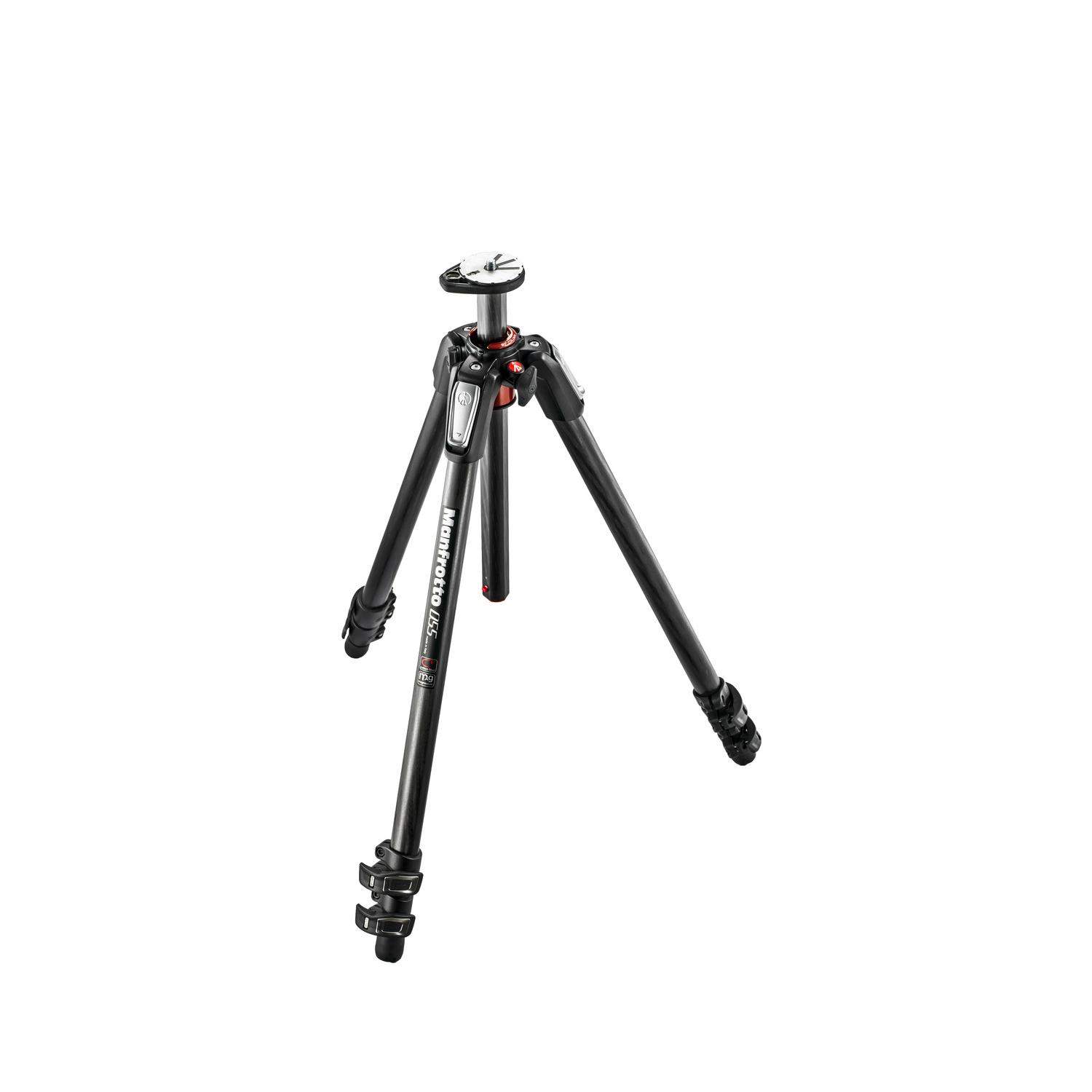 Manfrotto MT055CXPRO3 | Karbonowy statyw foto-wideo 055XPRO z kolumną Rapid, udźwig do 20 kg, wysokość do 170 cm Manfrotto - 1