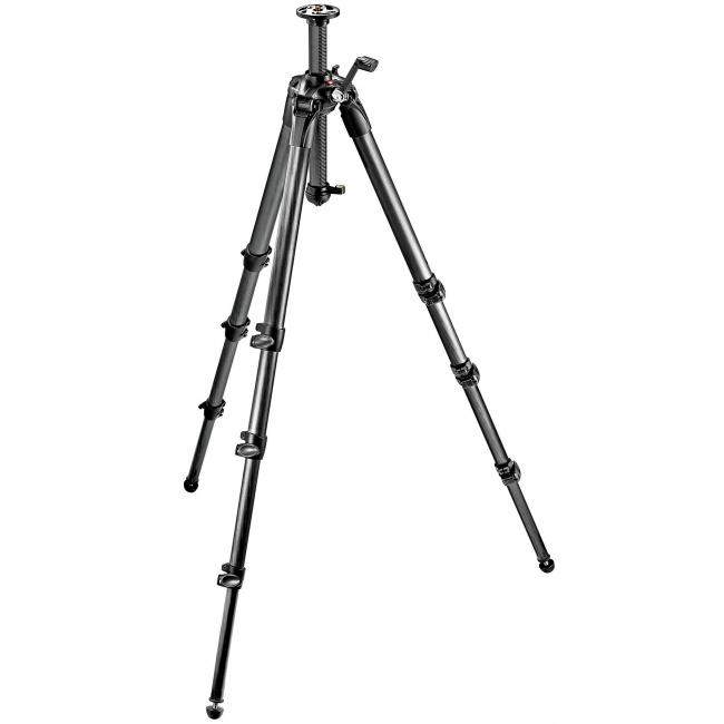 Manfrotto MT057C4-G | Karbonowy statyw foto-wideo 057 z kolumną zębatą, udźwig do 20 kg, wysokość do 205 cm Manfrotto - 1