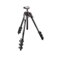 Manfrotto MT190CXPRO4 | Karbonowy statyw foto-wideo 190XPRO Carbon z kolumną Rapid, udźwig do 15 kg, wysokość do 160 cm Manfrott