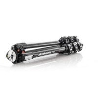 Manfrotto MT190CXPRO4 | Karbonowy statyw foto-wideo 190XPRO Carbon z kolumną Rapid, udźwig do 15 kg, wysokość do 160 cm Manfrott