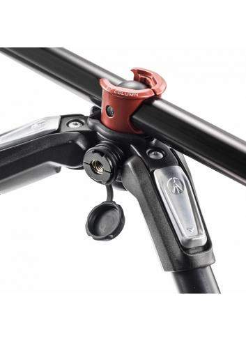 Manfrotto MT190CXPRO4 | Karbonowy statyw foto-wideo 190XPRO Carbon z kolumną Rapid, udźwig do 15 kg, wysokość do 160 cm Manfrott